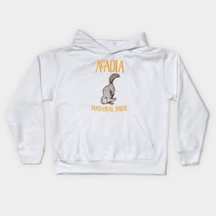 Acadia National Park: Falling Beaver Kids Hoodie